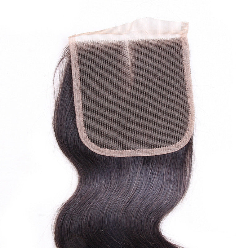 Real Hair Block Body Wave 4X4 Lace Closure