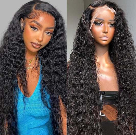 Curly Human Hair Wig Lace Front wig