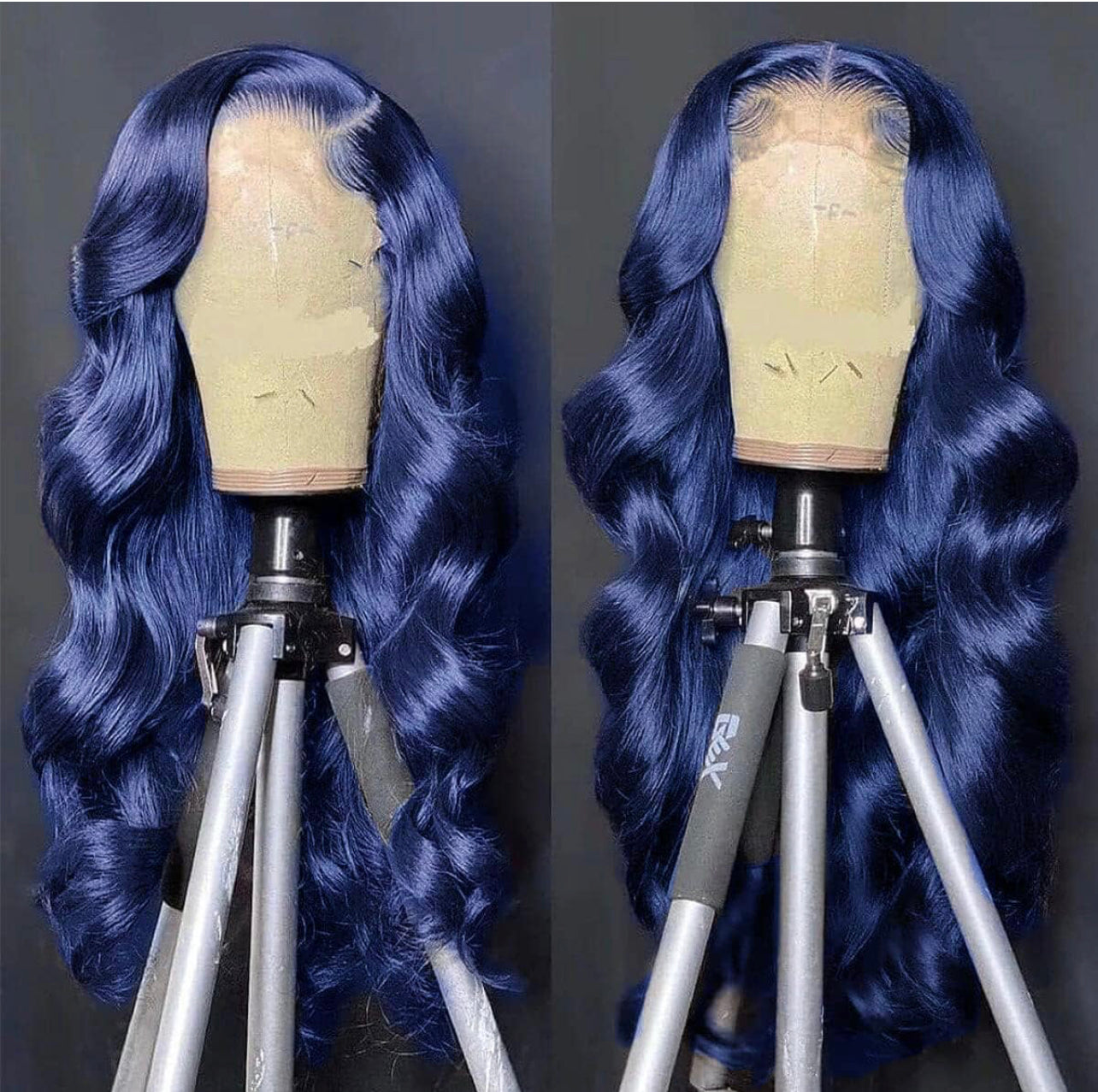 Blue ray body wave Lace front wig