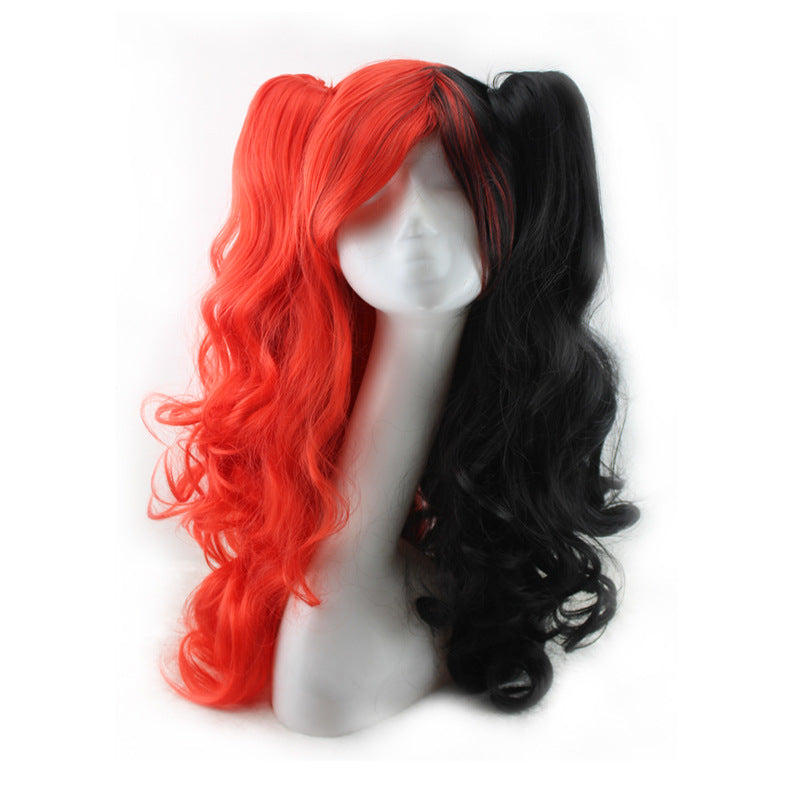 Colorful long curly wigs