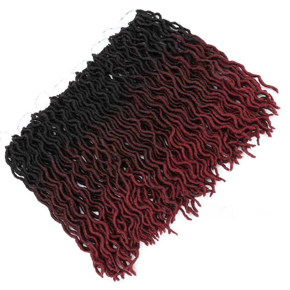 Ombre Curly Crochet Hair Synthetic Braiding Hair Extensions