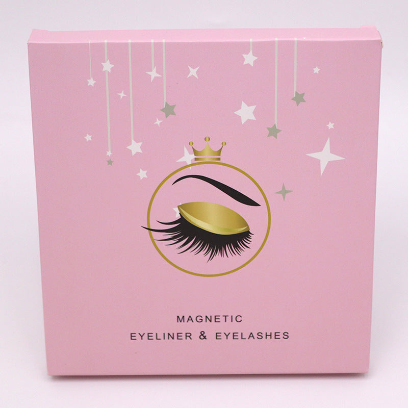 Magnetic Eyelashes Eyeliner Set Long Lasting False Mink Waterproof Eye Lashes Extension Reusable Beauty Makeup Tool