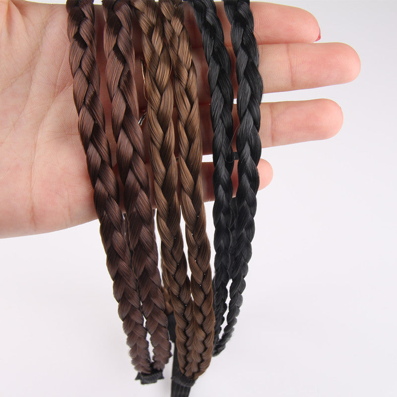 Double Layer ElasticityTwist Braided Wig and Braided Hair Band