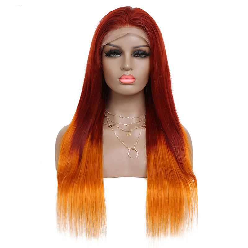 13X4 Front Lace Head Cover Real Hair Wig Transparent Lace