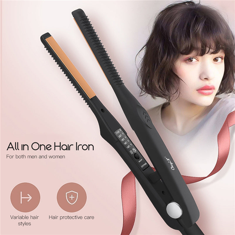 Professional flat iron ceramic hair straightener
