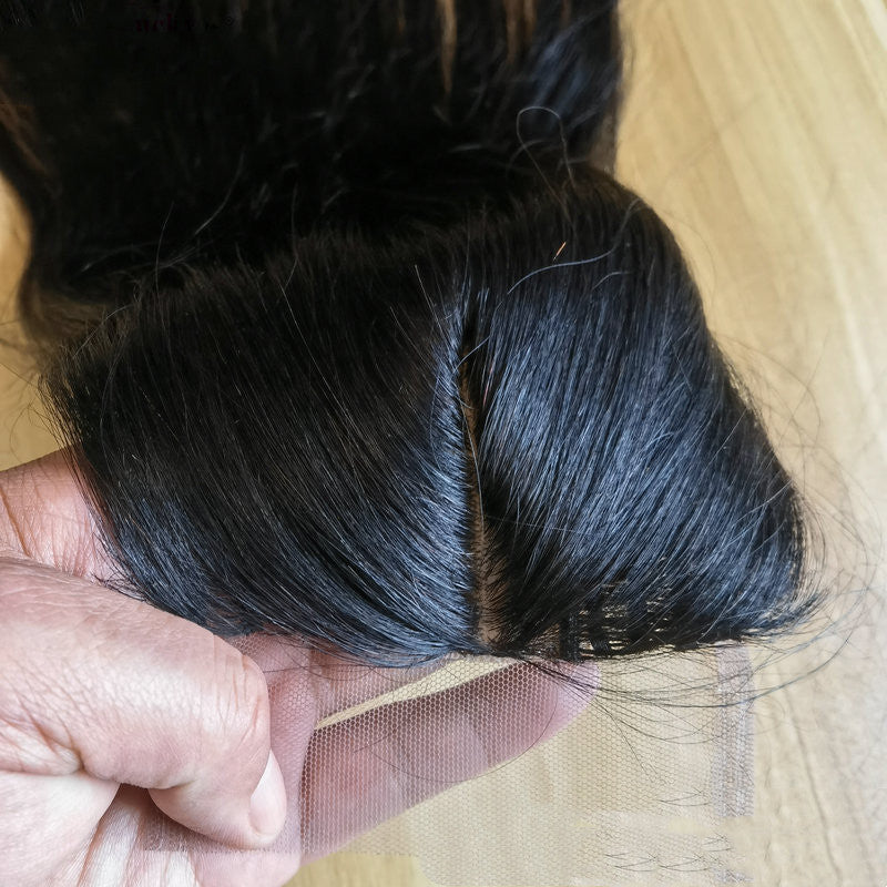 4x4 Human Lace Closure Mechanism Wig Hair Block